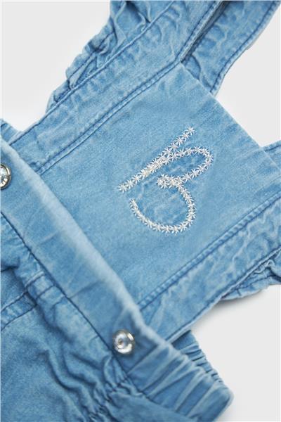 Layette Kız Bebek Mavi Tulum