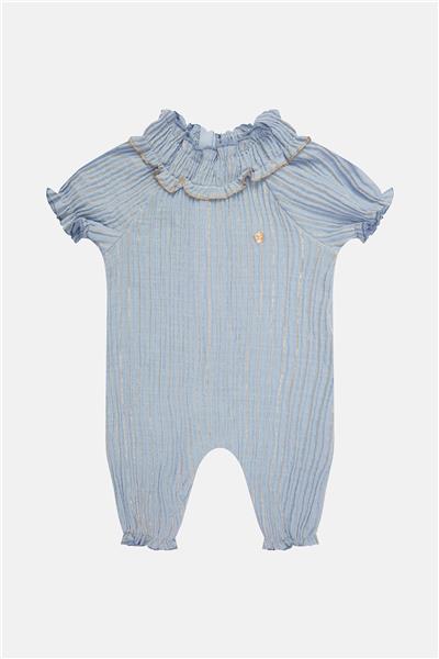 Layette Kız Bebek Mavi Tulum
