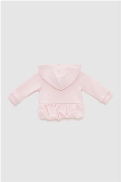 Layette Kız Bebek Pembe Eşofman Üstü