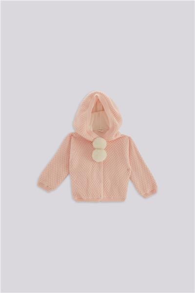 Layette Kız Bebek Pembe HırkaLayette Kız Bebek Pembe Hırka