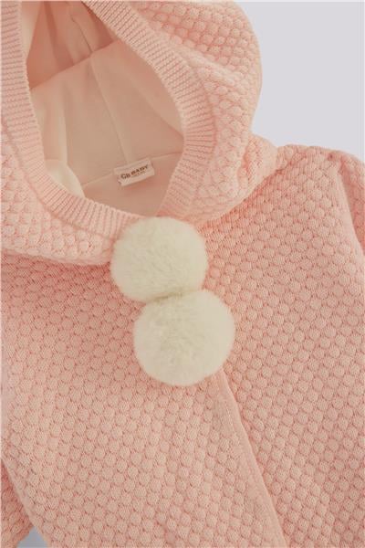 Layette Kız Bebek Pembe HırkaLayette Kız Bebek Pembe Hırka