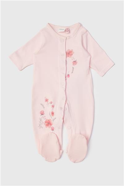 Layette Kız Bebek Pembe Tulum