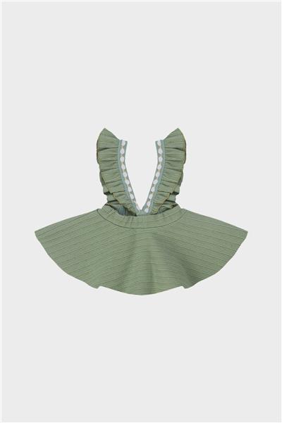 Layette Kız Bebek Yeşil Salopet
