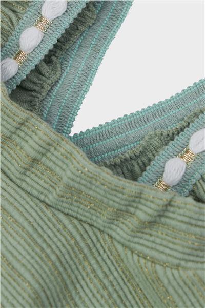 Layette Kız Bebek Yeşil Salopet