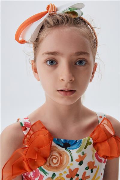Lia Lea Kız Bebek Desenli Taç