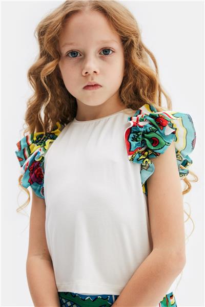 Lia Lea Kız Çocuk Beyaz Bluz