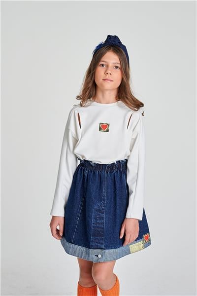 Lia Lea Kız Çocuk Denim EtekLia Lea Kız Çocuk Denim Etek