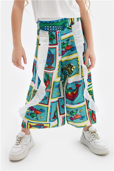 Lia Lea Kız Çocuk Desenli Pantolon