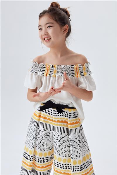 Lia Lea Kız Çocuk Desenli Pantolon