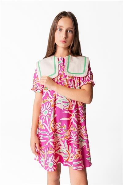 Lia Lea Kız Çocuk Pembe ElbiseLia Lea Kız Çocuk Pembe Elbise