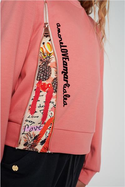 Lia Lea Kız Çocuk Pembe SweatshirtLia Lea Kız Çocuk Pembe Sweatshirt
