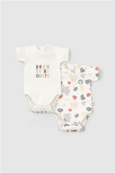 Little Gusto Unisex Desenli BodyLittle Gusto Unisex Desenli Body