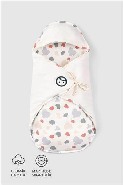 Little Gusto Unisex Desenli KundakLittle Gusto Unisex Desenli Kundak