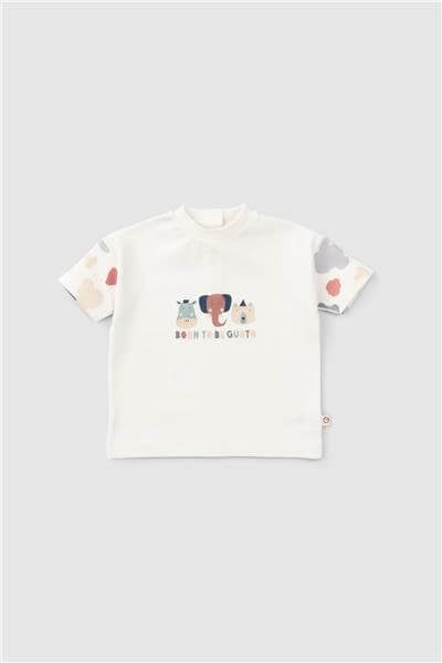 Little Gusto Unisex Desenli Şort TakımLittle Gusto Unisex Desenli Şort Takım