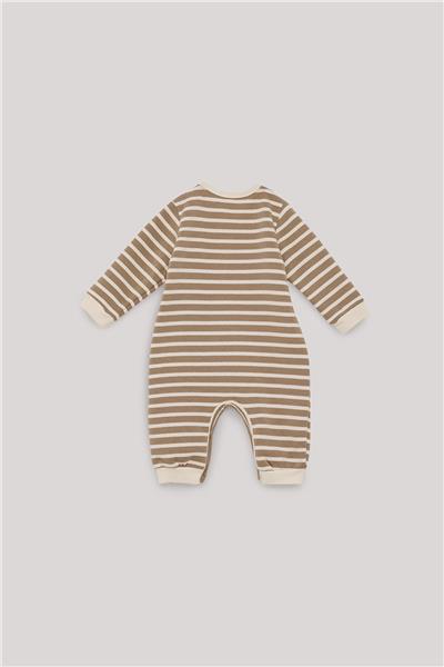 Nebbati Basic Erkek Bebek Bej Tulum