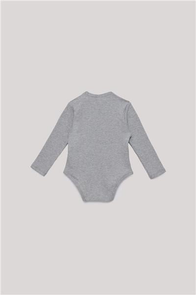 Nebbati Basic Erkek Bebek Gri Body