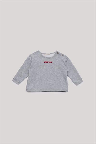 Nebbati Basic Erkek Bebek Gri Takım