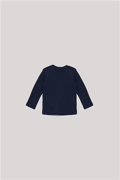 Nebbati Basic Erkek Bebek Lacivert T-Shirt