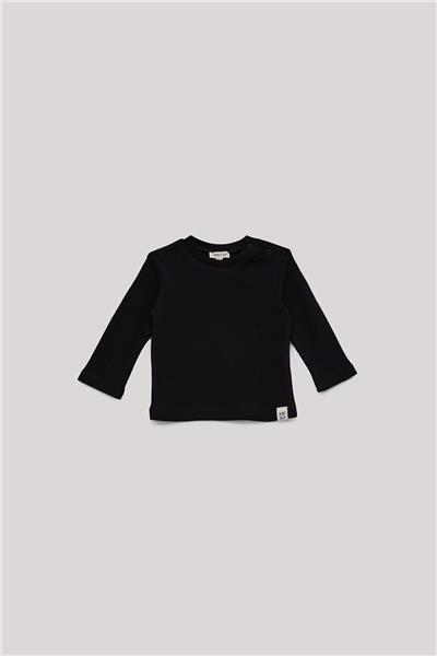 Nebbati Basic Erkek Bebek Siyah T-Shirt