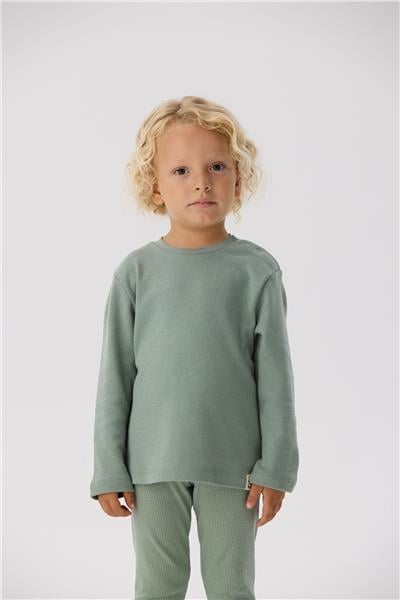 Nebbati Basic Erkek Bebek Yeşil T-Shirt
