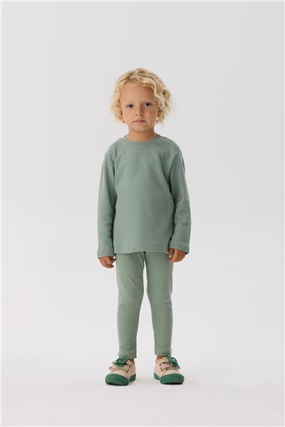 Nebbati Basic Erkek Bebek Yeşil T-Shirt