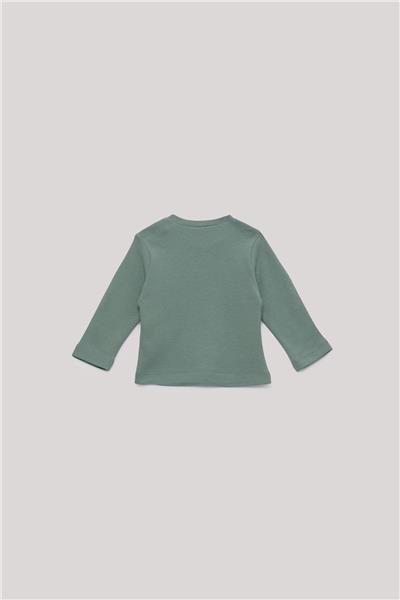Nebbati Basic Erkek Bebek Yeşil T-Shirt