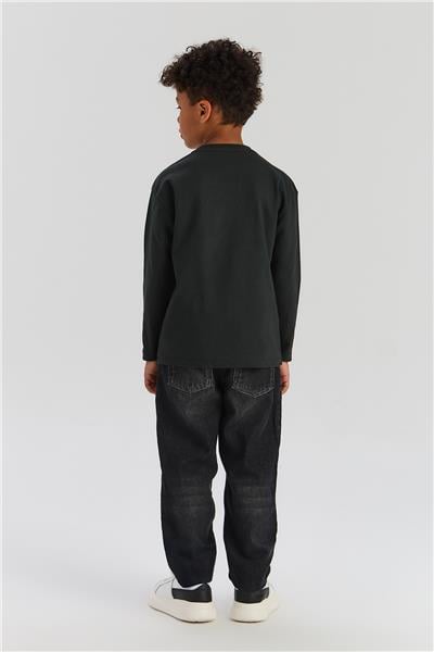 Nebbati Basic Erkek Çocuk Antrasit TshirtNebbati Basic Erkek Çocuk Antrasit Tshirt