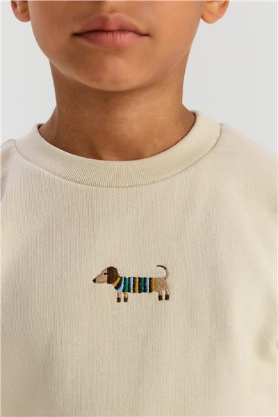 Nebbati Basic Erkek Çocuk Bej SweatshirtNebbati Basic Erkek Çocuk Bej Sweatshirt