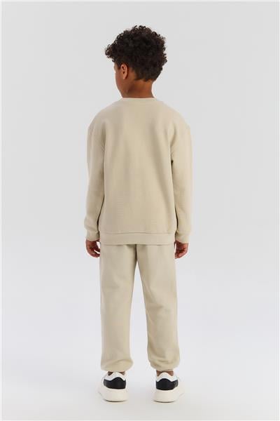 Nebbati Basic Erkek Çocuk Bej SweatshirtNebbati Basic Erkek Çocuk Bej Sweatshirt