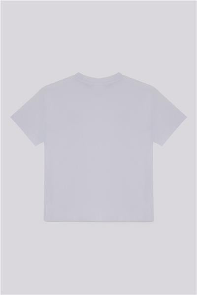 Nebbati Basic Erkek Çocuk Beyaz TshirtNebbati Basic Erkek Çocuk Beyaz Tshirt