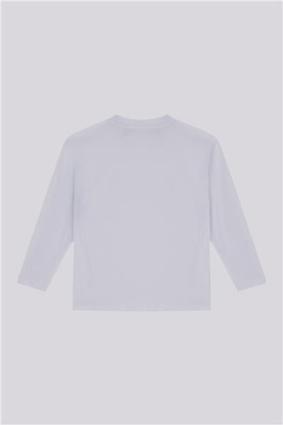Nebbati Basic Erkek Çocuk Beyaz TshirtNebbati Basic Erkek Çocuk Beyaz Tshirt