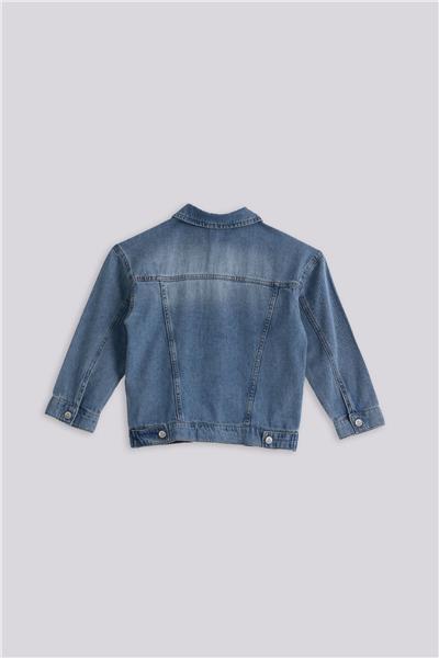 Nebbati Basic Erkek Çocuk Denim CeketNebbati Basic Erkek Çocuk Denim Ceket