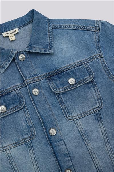 Nebbati Basic Erkek Çocuk Denim CeketNebbati Basic Erkek Çocuk Denim Ceket