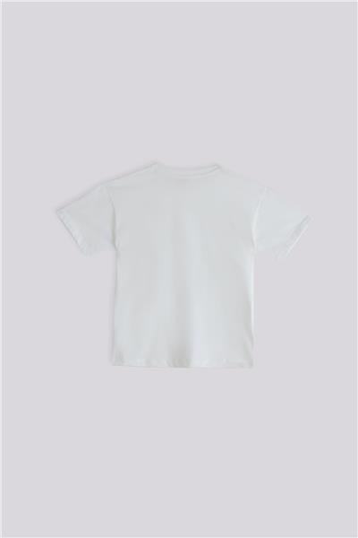 Nebbati Basic Erkek Çocuk Ekru TshirtNebbati Basic Erkek Çocuk Ekru Tshirt