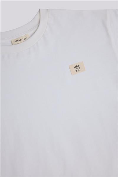 Nebbati Basic Erkek Çocuk Ekru TshirtNebbati Basic Erkek Çocuk Ekru Tshirt