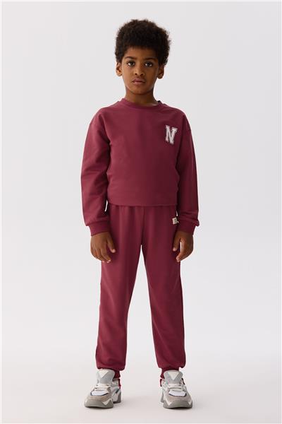 Nebbati Basic Erkek Çocuk Kırmızı Sweatshirt
