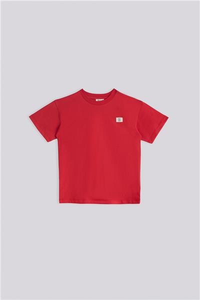 Nebbati Basic Erkek Çocuk Kırmızı TshirtNebbati Basic Erkek Çocuk Kırmızı Tshirt