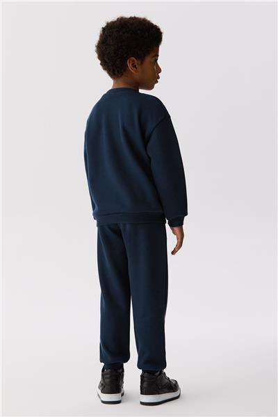 Nebbati Basic Erkek Çocuk Lacivert Sweatshirt
