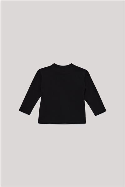 Nebbati Basic Erkek Çocuk Siyah T-Shirt
