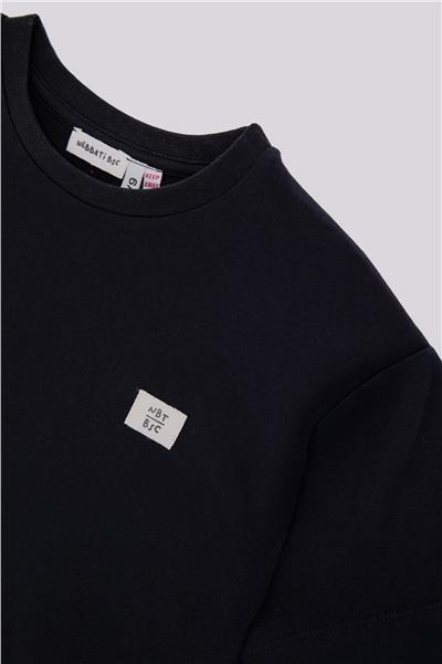 Nebbati Basic Erkek Çocuk Siyah TshirtNebbati Basic Erkek Çocuk Siyah Tshirt