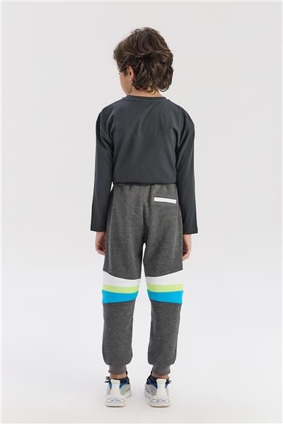 Nebbati Boy Anthracite Tracksuit BottomNebbati Boy Anthracite Tracksuit Bottom