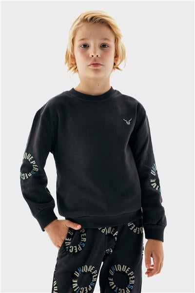 Nebbati Erkek Çocuk Antrasit Sweatshirt