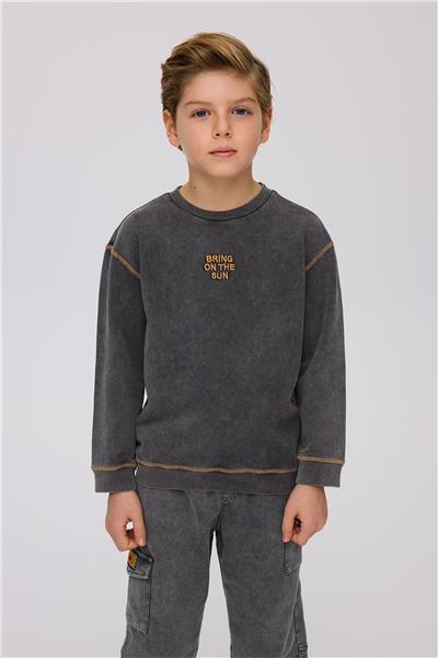 Nebbati Erkek Çocuk Antrasit SweatshirtNebbati Erkek Çocuk Antrasit Sweatshirt