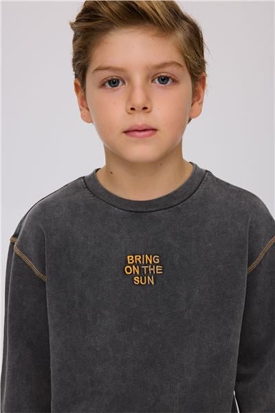 Nebbati Erkek Çocuk Antrasit SweatshirtNebbati Erkek Çocuk Antrasit Sweatshirt