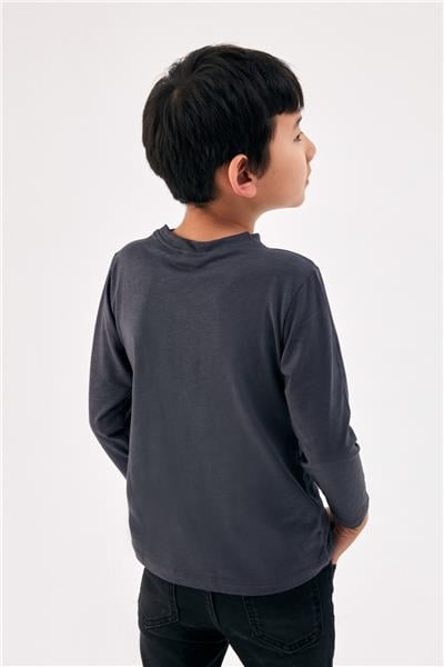 Nebbati Erkek Çocuk Antrasit T-Shirt