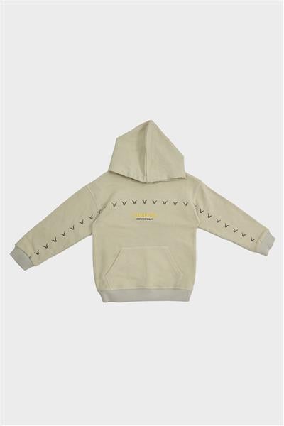 Nebbati Erkek Çocuk Bej Sweatshirt