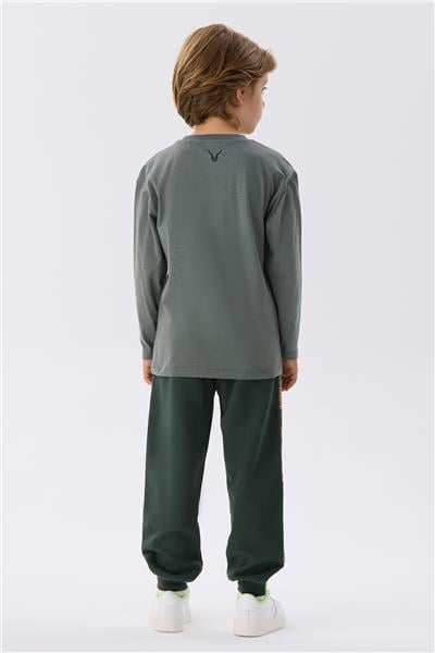 Nebbati Erkek Çocuk Bej T-Shirt