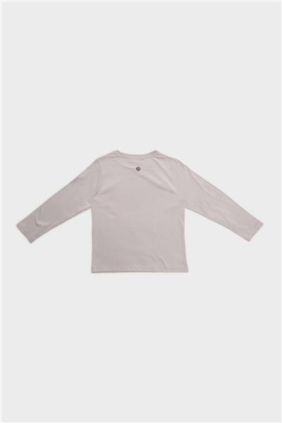 Nebbati Erkek Çocuk Bej T-Shirt