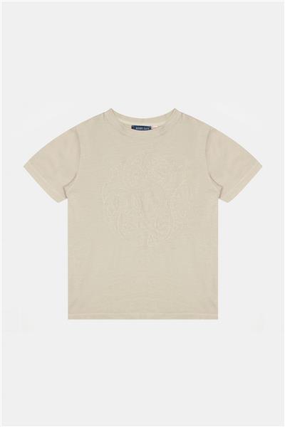 Nebbati Erkek Çocuk Bej Tshirt
