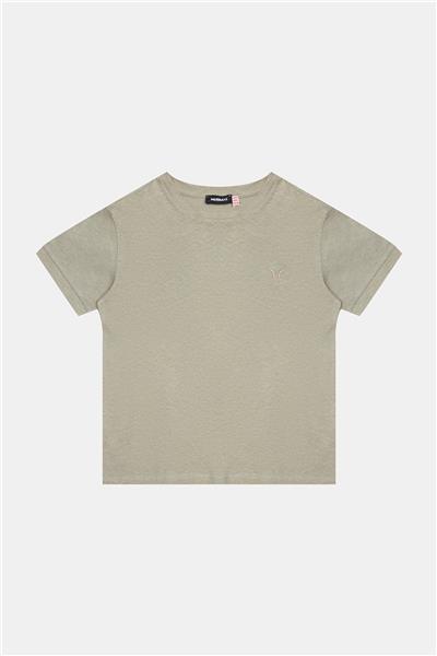 Nebbati Erkek Çocuk Bej Tshirt
